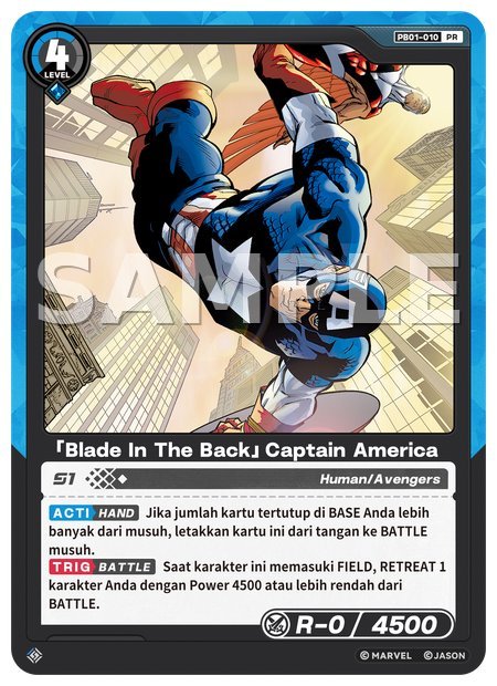 [Blade In The Back] Captain America