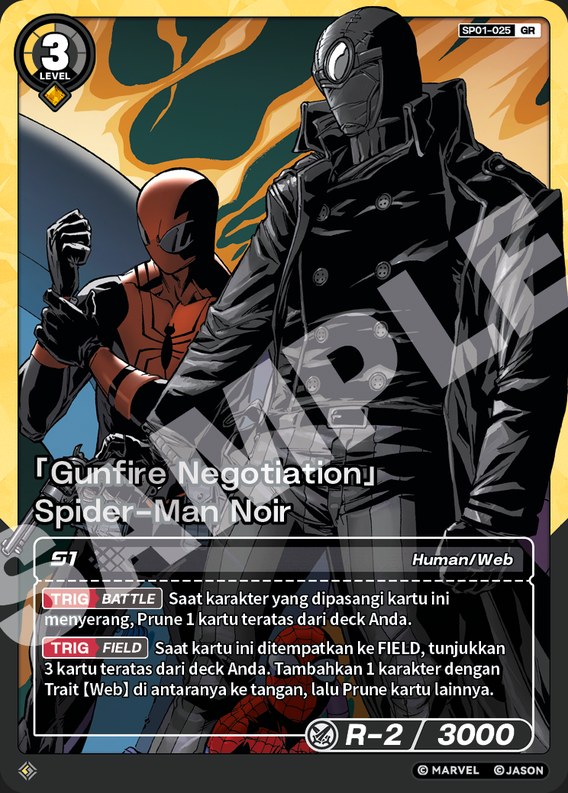 [Gunfire Negotiation] Spider-Man Noir